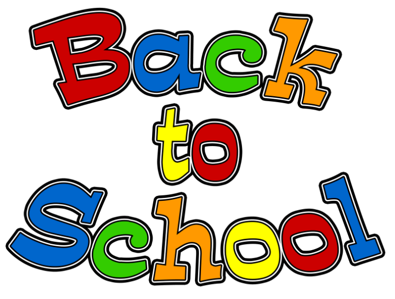 Back School Clipart Transparent Background, Colorful Back To